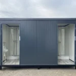 MÓDULO SANITARIO 4X2M WC DOBLE CON DUCHAS
